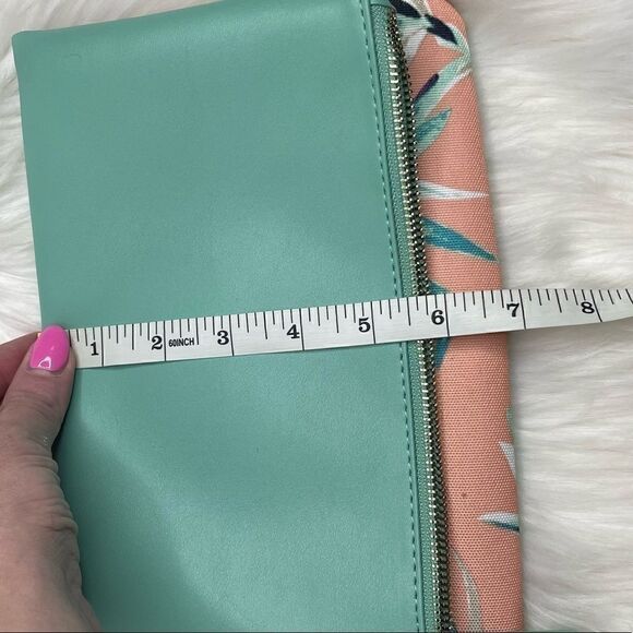 Rachel Pally Vegan Leather Tropical Print Clutch - Picture 6 of 8